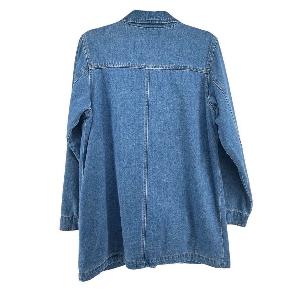 Denim Button-Front Chore Jacket - Picture 10 of 15